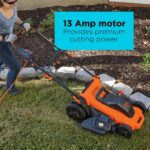 BLACK+DECKER 20-Inch Corded Electric Lawn Mower, Ultra Light Push Mower, 13-Amp High Output Motor, 3 in 1 Cutting Versatility, Tool Free Height Adjustment, 7-setting Cutting Height (MM2000) - Image 7