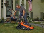 BLACK+DECKER 20-Inch Corded Electric Lawn Mower, Ultra Light Push Mower, 13-Amp High Output Motor, 3 in 1 Cutting Versatility, Tool Free Height Adjustment, 7-setting Cutting Height (MM2000) - Image 8