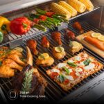 Spire Premium 5 Burner Built In Gas Grill Island Head, Stainless Steel 30 Inch Propane Grill with Rear Burner, 63,000 BTUs, 750 SQ In Racks, Dual Fuel Compatibility - 740-0788P - Image 5