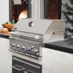 Spire Premium 5 Burner Built In Gas Grill Island Head, Stainless Steel 30 Inch Propane Grill with Rear Burner, 63,000 BTUs, 750 SQ In Racks, Dual Fuel Compatibility - 740-0788P - Image 9