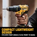 DEWALT 20V MAX 3-Tool Brushless Power Tool Set, Includes 1/2 Cordless Drill,1/4 Impact Driver, Oscillating Tool, 3 Batteries and a Charger, Extended Runtime, Lightweight (DCK360D3) - Image 7