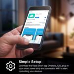 kasa smart Plug Power Strip KP303, Surge Protector with 3 Individually Controlled Smart Outlets and 2 USB Ports, Works with Alexa & Google Home, No Hub Required , White - Image 8