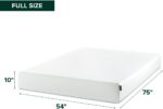 Zinus Green Tea Memory Foam Mattress 10 Inch, Pressure-Relieving Comfort & Full-Body Support, Naturally Fresh, Medium Firm Feel, CertiPUR-US & Oeko-TEX Certified Safe Materials, Full - Image 3