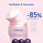 Caudalie Resveratrol-Lift Retinol Alternative Firming Cashmere Cream, Anti-Aging Moisturizer with Resveratrol, Hyaluronic Acid & Vegan Collagen, Refillable - 50 mL - Image 7