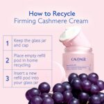 Caudalie Resveratrol-Lift Retinol Alternative Firming Cashmere Cream, Anti-Aging Moisturizer with Resveratrol, Hyaluronic Acid & Vegan Collagen, Refillable - 50 mL - Image 8