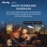 Shelly Dimmer Gen4 US UL, WiFi, Matter, Bluetooth, Zigbee Smart Dimming, Compatible with Matter, Home Assistant, Alexa, Google Home, HomeKit, Support LED Strips & Lamps, No Hub Required, Easy Control - Image 8