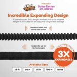Flexi Hose Expandable Garden Hose with 8 Function Nozzle, 50FT - Lightweight Retractable Garden Hose, Water Hose - No-Kink Flexibility, 3/4 Inch Solid Brass Fittings and Double Latex Core - Image 3