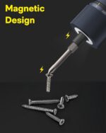 HOTO Electric Screwdriver Rechargeable, 3.6V Cordless Screwdriver Set USB-C, 1/4'' Hex Bits, 3 Torque Settings, 1500mAh Battery, LED Light & 12 S2 Metal Bits for Furniture/Electrical Repairs - Image 6