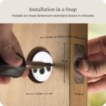 Level Bolt Smart Deadbolt - Make Your Lock Smart Without Changing Keys or Hardware - Matter-Over-Thread - Keyless & Remote Access via Apple, Alexa, Google Home, SmartThings - Image 10