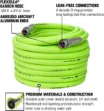 Flexzilla Garden Hose 3/4 in. x 100 ft., Lightweight All-Weather Water Hose, Durable and Flexible, Leak-Free Connections - Image 3