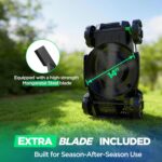 14" Cordless Lawn Mower, 20V Lightweight Push Mower with 2×5.0Ah Battery, Ultra-Quiet Motor for Small Yards, Lawn Care, Backyard Maintenance - Image 9