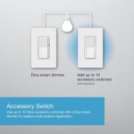 Lutron Diva Smart Dimmer Light Switch for Caseta Lighting (Lutron Smart Hub Required), for LED Lights, 150W, Single-Pole/3-Way, No Neutral, White, 2 Pack (DVRF-6LS-WH-2) - Image 7