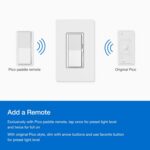 Lutron Diva Smart Dimmer Light Switch for Caseta Lighting (Lutron Smart Hub Required), for LED Lights, 150W, Single-Pole/3-Way, No Neutral, White, 2 Pack (DVRF-6LS-WH-2) - Image 9