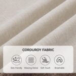 110" Sectional Couches with Double Chaises, Comfy Deep Dual-Layer Cushion Couch, 9 Seater Oversize Couch, Modern Modular Sofa, Chenille Sofas for Living Room, Apartment, Beige - Image 8