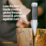 Fiskars X32 Splitting Axe 32", Forged Steel Blade for More One-Strike Splits on Large Logs, Shock-Absorbing FiberComp Handle & Low-Friction Coating for Rust Protection & Easy Removal - Image 7
