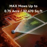 Neomow X SE Robot Lawn Mower Perimeter Wire Free for 0.75 Acre 3D LiDAR SLAM+Vision Mapping Robotic Lawnmower with 4G, No RTK Station Required, AI Accurate Obstacle Avoidance, App Control, Anti-Theft - Image 3