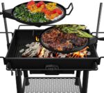 Oklahoma Joe's Firecraft Series Modular Open Fire Barrel Charcoal Grill with 480 sq. in. Cooking Area in Black - Image 4