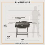 Oklahoma Joe's Firecraft Series Modular Open Fire Barrel Charcoal Grill with 480 sq. in. Cooking Area in Black - Image 6