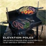 Oklahoma Joe's Firecraft Series Modular Open Fire Barrel Charcoal Grill with 480 sq. in. Cooking Area in Black - Image 8