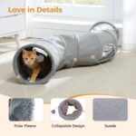 PAWZ Road Cat Tunnel Collapsible S Shape Cat Tunnels for Indoor Cats Cat Play Tube 51 Inches Long 10.5 Inches in Diameter - Image 6