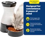 PetSafe Healthy Pet Food Station - Medium, 4 lb Kibble Capacity - Gravity Pet Feeder Dry Food Dispenser, Automatic Cat Feeder, Small to Medium Dog Feeder - Removable Stainless Steel Bowl Included - Image 8