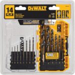 DEWALT Drill Bit Set, 3-Flats Shank,14-Piece, 135 Degree Split Point, for Plastic, Wood and Metal (DWA1184) - Image 6