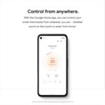 Google Nest Thermostat - Smart Thermostat for Home - Programmable Wifi Thermostat - Snow (Renewed) - Image 6