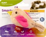 SmartyKat Chickadee Chirp Electronic Sound Cat Toy, Contains Catnip, Battery Powered - Light Brown, One Size - Image 8