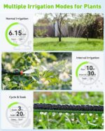 RainPoint WiFi Water Timer for Garden Hose with Brass Inlet, 2-Zone Smart Sprinkler Hose Timer, WiFi Irrigation Controller, Automatic Watering System for Lawns and Yard - Image 4