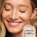 Saie Glowy Super Gel - Hydrating Makeup Primer and Illuminating Glow Serum Enriched with Vitamin C and Squalane Oil - All-Over Liquid Highlighter Makeup for Instant Glass Skin - Starglow (1 oz) - Image 3
