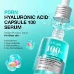Anua PDRN Hyaluronic Acid Capsule 100 Serum, Radiant Face Serum, Salmon DNA, Hyaluronic Acid, Hydration, Moisture Plumping Effect, Lightweight, Glass Skin, Korean Skincare, 1.01 fl. oz - Image 3