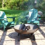 Sunnydaze Cast Iron Heavy Duty Fire Pit for Outside - Wood Burning Outdoor Fire Pit Bowl with Handles for Patio, Backyard, Camping - 34" - Gray - Image 10