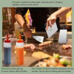 35PCS Griddle Accessories Kit, Flat Top Grill Accessories Set for Blackstone and Camp Chef, Grill Spatula Set with Enlarged Spatulas, Basting Cover, Scraper for Outdoor Barbecue - Image 7