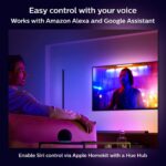 Philips Hue Signe Smart Color Changing Floor Lamp, Black, White and Color Ambiance, Pack of 1, Control with Hue App, LED Floor Lamp Compatible with Alexa, Google Assistant, and Apple Homekit - Image 4