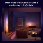 Philips Hue Signe Smart Color Changing Floor Lamp, Black, White and Color Ambiance, Pack of 1, Control with Hue App, LED Floor Lamp Compatible with Alexa, Google Assistant, and Apple Homekit - Image 8