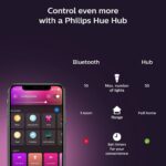 Philips Hue Signe Smart Color Changing Floor Lamp, Black, White and Color Ambiance, Pack of 1, Control with Hue App, LED Floor Lamp Compatible with Alexa, Google Assistant, and Apple Homekit - Image 10