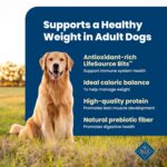Blue Buffalo Life Protection Formula Healthy Weight Adult Dry Dog Food, Chicken & Brown Rice, Supports Immunity with Antioxidant-Rich LifeSource Bits, Promotes Lean Muscles & Weight Control, 30 lbs. - Image 4