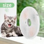 8 Pack Cat Water Fountain Replacement Filters Fit for 3L Flower Water Dispenser Automatic Pet Dog Cat Fountain Filter - Image 4