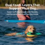 Ruffwear, Float Coat Dog Life Jacket, Premium Buoyancy Swim Vest with Lift Handle, Secure Fit & Reflective Trim, Adjustable Flotation for Swimming, Boating, & Outdoor Adventures, Wave Orange, Large - Image 5