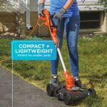 BLACK+DECKER Electric Lawn Mower, Weed Eater and Edger 3-in-1 Combo, Corded 12-Inch 6.5 Amp Electric Weed Wacker and Compact Push Mower (BESTA512CM) - Image 5