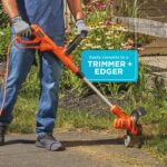 BLACK+DECKER Electric Lawn Mower, Weed Eater and Edger 3-in-1 Combo, Corded 12-Inch 6.5 Amp Electric Weed Wacker and Compact Push Mower (BESTA512CM) - Image 6