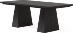 Tribesigns 63-Inch Executive Desk, Large Office Computer Desk with Double Pedestal, Modern Simple Workstations Writing Table Conference Table Business Furniture for Home Office, Black - Image 9