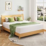 EGOHOME 12 Inch Queen Mattress, Memory Foam Mattress in a Box with Cooling Green Tea Gel, Relieve Pressure with Medium Firm Support, CertiPUR-US Certified, 80''L x 60''W, White - Image 3