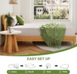 EGOHOME 12 Inch Queen Mattress, Memory Foam Mattress in a Box with Cooling Green Tea Gel, Relieve Pressure with Medium Firm Support, CertiPUR-US Certified, 80''L x 60''W, White - Image 8