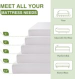 EGOHOME 12 Inch Queen Mattress, Memory Foam Mattress in a Box with Cooling Green Tea Gel, Relieve Pressure with Medium Firm Support, CertiPUR-US Certified, 80''L x 60''W, White - Image 9
