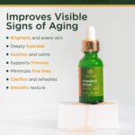 Tree of Life Vitamin C Serum For Face - Brightening Face Oil for Dark & Age Spots - For Dry & Sensitive Skin with Vitamin E for Soft Smooth Glow - Dermatologist Tested, 1 Fl Oz - Image 5