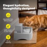 PetSafe Oasys 1/2 Gallon Pet Fountain for Cats and Small Dogs 1/2 Gallon Water Capacity Adjustable Flow Control Fresh, Filtered Water Easy to Clean - Extra Filters Included - Image 5