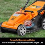 LawnMaster CLMF4815E 48V MAX 15-inch Brushless Cordless Lawn Mower with 2X24V MAX 4.0Ah Battery and a Dual Charger - Image 4