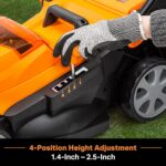LawnMaster CLMF4815E 48V MAX 15-inch Brushless Cordless Lawn Mower with 2X24V MAX 4.0Ah Battery and a Dual Charger - Image 5