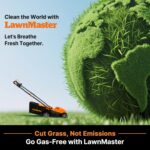 LawnMaster CLMF4815E 48V MAX 15-inch Brushless Cordless Lawn Mower with 2X24V MAX 4.0Ah Battery and a Dual Charger - Image 9
